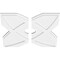 Ekena Millwork Titus Architectural Grade PVC Contemporary Ceiling Medallion, Two Piece, 20"OD x 3"ID x 7"C x 1"P CMP20TS2-03000 - alternate 2